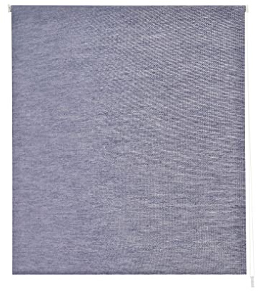 Estoralis | BRAN | Tenda a rullo moderna | tessuto jacquard traslucido | Colore - Blu scuro | 80 x 255 cm (larghezza/altezza) dimensione del tessuto 77 x 250 cm | Tende per finestre e porte