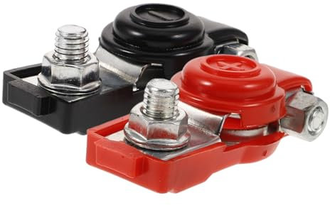 Anneome 2stücke Batterieklemmen Batterieanschlüsse Für Auto Kabelklemmen Autobatterieclip Fahrzeugbatterieklemmenclip