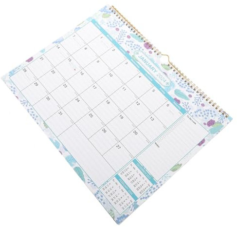 STOBOK 4stücke Englischer Monatskalender Für Monate Hängender Kalender Praktisches Bürozubehör Für Büro Und Zuhause Minimalistisches Design Familie Und Büroorganisation