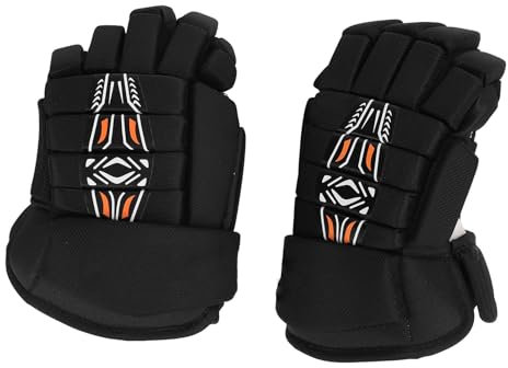 Yanmis Eishockey-Handschuhe, Leichte, Atmungsaktive Schutzhandschuhe, Vielseitige Sport-Eisroller-Hockey-Handschuhe für Hockeyspieler, Flexible Vollbewegungsmanschette, 1 Paar (11 Zoll)