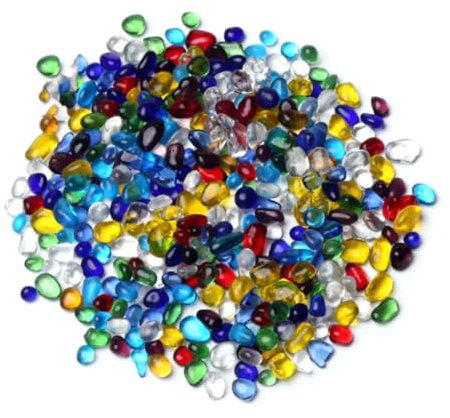 GLEAVI 500g Adorno De De Cristal De Vidrio para Pecera Decoración De Acuario para Manualidades