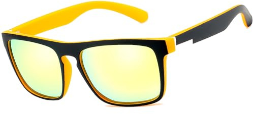 LEDING&BEST Polarisierte Sonnenbrille Herren Damen für Autofahren Angeln