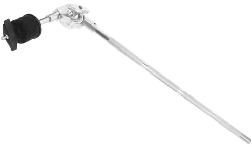 Brazo Articulado para Platillos de Batería Montaje Giratorio Plata | Aleación Robusta, Ajuste Estable y Diseño Versátil, Pieza para Set de Batería y Cymbal