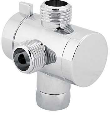 Valvola deviatore doccia 3 vie, rubinetto per soffione e lavello bagno, splitter acqua regolabile con connessione facile da installare – Accessori doccia bagno
