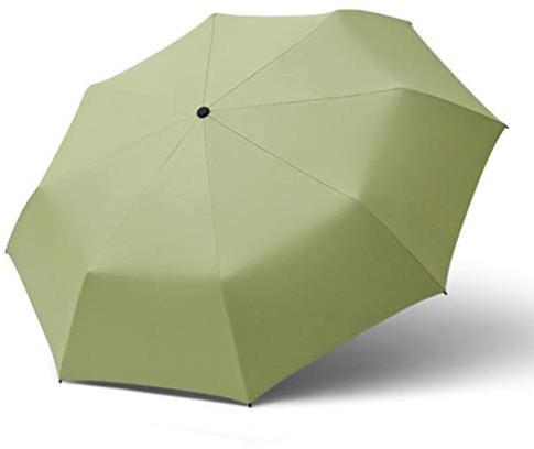 BESPORTBLE 1 Stück 3-Teiliger Faltschirm Sonnenregen Regenschirm mit Doppeltem Verwendungszweck Tragbarer UV-Schutzschirm