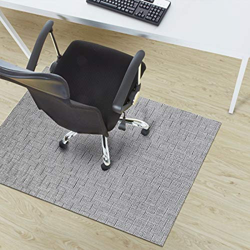 Vinyl Bodenschutzmatte für Hartböden - Bürostuhlunterlage - Bodenmatte - Stuhlunterlage - Unterlegmatte - Schutzmatte für Laminat, Parkett (150 x 90 cm, Siena)
