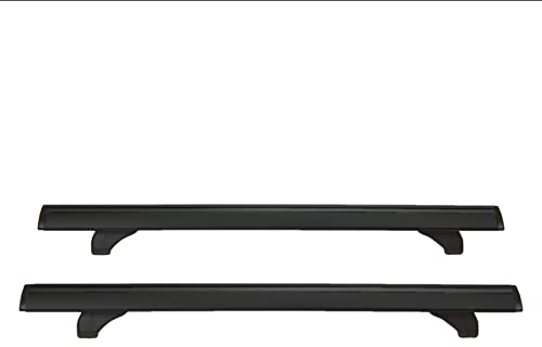 Kompatibel mit VW Passat B8 Variant Alltrack Fahrzeugspezifischer Aluminium Schwarz Dachträger