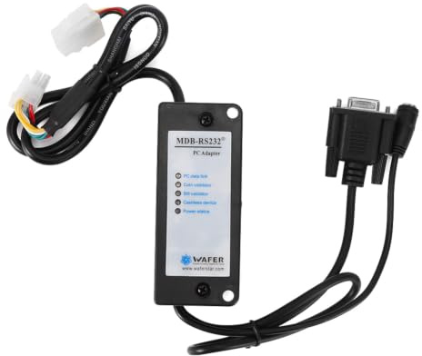 Convertidor MDB a RS232, Adaptador USB de Plástico ABS para PC, Convierte Aceptador de Billetes y Monedas MDB a Puerto Serie, Caja de Transferencia para PC y Placa Android