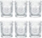 MEETOZ 6 Pack 9.5 oz Romantic Water Glasses, Premium Drinking Glasses Tumblers, Vintage Glassware Set for Whisky, Beer, Juice, Beverages, Cocktail