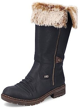 Rieker Damen Winterstiefel Z4751, Frauen Stiefel, wasserabweisend, riekerTEX