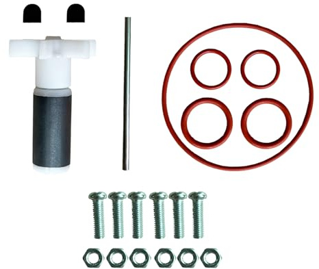 JZSMY Hot Tub Pump Rotor Laufrad #P4071, 58113 Hot Tub Wasserpumpe E02 Reparatursatz für Lay-Z-Spa (w/Impeller Getriebe Wellen Wasserpumpe Dichtung Umbau Kit O-Ringe)