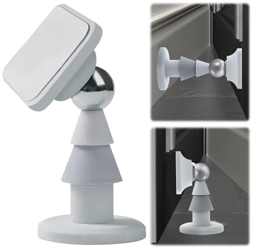SPHERETRON Türstopper Magnetisch Magnetischer Türstopper Door Stopper Magnet Türhalter Silikon Türhalter Türmagnet Türstoppers Boden Magnet Tür Magnet Türhalters für Schlafzimmer Badezimmer (B)