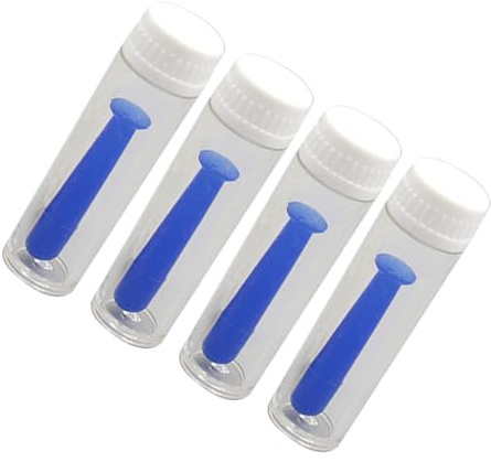 Kontaktlinsen Hilfe Zum Einsetzen 4er Set Kontaktlinsensauger Sauger für Harte Linsen Jahreslinsen Formstabile Kontaktlinsen Zubehör Set mit 4 Sauger für Kontaktlinsen