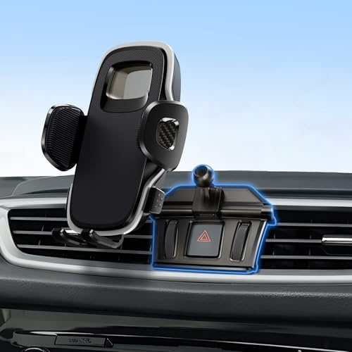 PANPHEN Soporte de teléfono de coche para Nissan Qashqai 2016 2017 2018 2019 2020 2021 | Nissan Qashqai Accessories - Soporte de teléfono ajustable de 360 grados para todos los smartphones y GPS de 4.7 a 7 pulgadas