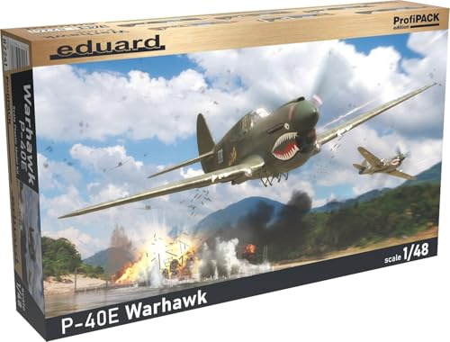 Eduard 1/48 Profile Pack P-40E Plastic Model EDU82241 (aereo)