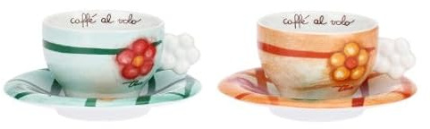 THUN set 2 tazze medie codette