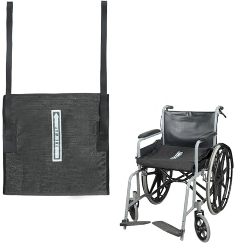 EHUCONWIB One Way Transfer Support Seat Cushion with Handles - Non-Slip Fall Prevention Pad for Elderly/Disabled Use on Wheelchairs, Chairs, Beds, and More - 17x17