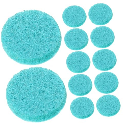 LOLIPPYY Nachfüllpads Für Duftöle 50 Stück Rund Baumwolle Aromapads Für Diffusoren Und Aromatherapie Anhänger Auto Büro Zuhause