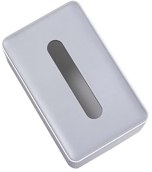 Caja dispensadora de Papel tisú, Caja for servilletas, dispensador Toallas Mano, Rectangular for Mesa, baño y Dormitorio