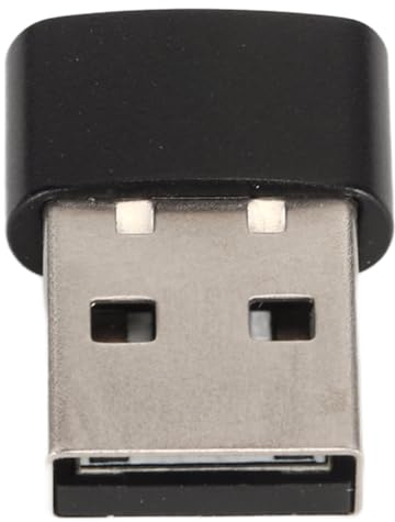 Dioche Mouse Jiggler Mini Mouse Shaker Mover Automático del USB Plug and Play Modo Dual Aleación de Aluminio para Reuniones en Línea Trabajo Remoto (Black)