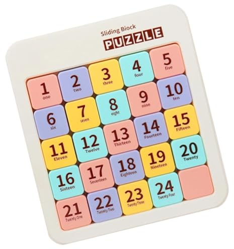 Puzzle deslizante para niños – con números magnéticos, de bloques de inteligencia, juego de juguetes educativos, actividad de desarrollo cognitivo, desafío de