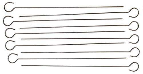 Osma Best Choice Lot de 50 brochettes en acier inoxydable 30 cm