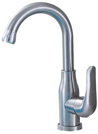 Waschtischarmaturen YHSGY 304 Edelstahl Waschbecken Wasserhahn Waschbecken Wasserhahn 360 ° Drehbare Vase Neue Schwan Wasserhahn Heiß Und Kalt Einlochmontage Wasserhahn
