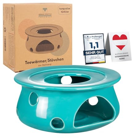 Urban Lifestyle - Calientaplatos (Porcelana, tamaño XL) (Turquesa)