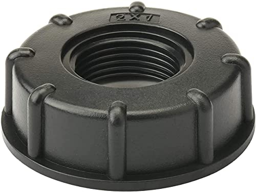 Rubinetto di scarico IBC da 1 pollice per tubo da giardino IBC 600 / 1000L filettatura grossa S60x6