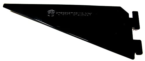 Pop's Parts Plus Black Metal Shelf Brackets - Lifetime Railing Mount Qty 2