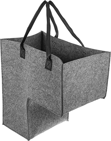 LIOOBO Treppenkorb Treppenkorb mit Griffen L- Förmiger Organizer Filz Treppenstufe Kleidung Spielzeug Aufbewahrungskorb für Büro Zuhause Teppich Und Holztreppen