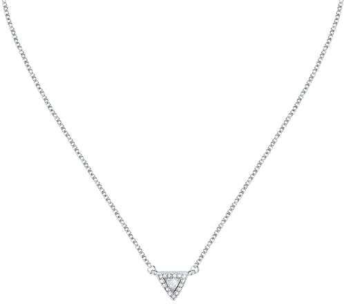 Morellato Collana da donna in acciaio, cristallo, zirconi, collezione Trilliant, SAWY02