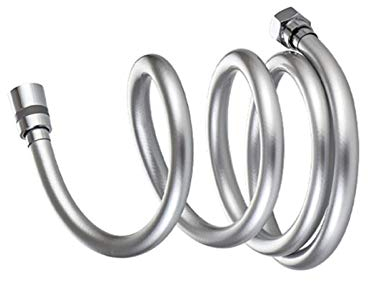 QUNINE Brauseschlauch, 1,5 m, 2 m, 3 m, PVC, Hochdruck-Verdickung, glatter Brauseschlauch für Badewanne, Handbrause, Flexibler Brauseschlauch (2 m) (2 m) (3 m)