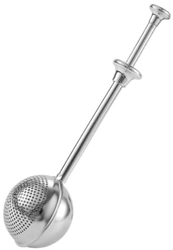 Stainless Steel Powdered Sugar Shaker Flour Dispenser Duster Tea Strainer Kitchen Tool for Baking and Cooking, Sugar Flour Spices (1 Piece)