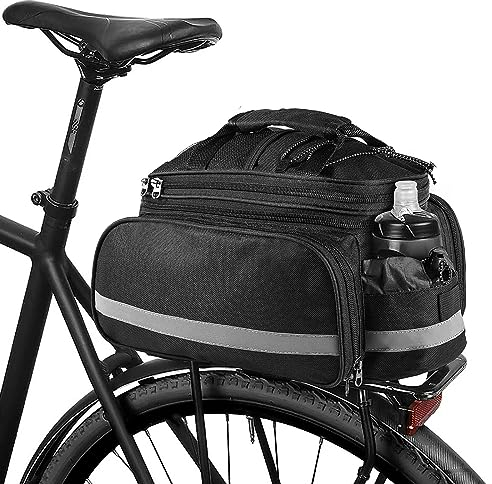 Youyijia Fahrrad Gepäckträgertasche - Wasserdicht Reflektierend Multifunktional Gepäcktasche Packtaschen Wasserdicht Gepäckträger für Pendlerreisen im Freien
