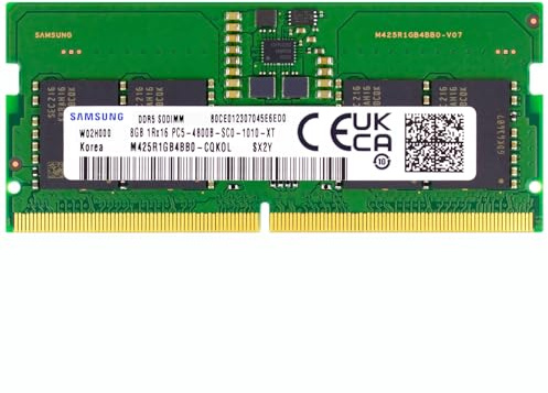Memoria RAM original SAM 8GB DDR5 M425R1GB4BB0-CQK, 4800MHz SODIMM PC5-38400 1.1V 1Rx16, memoria RAM compatible con Lenovo Samsung, Dell y Asus