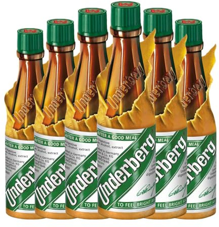 Licores Underbergg Botellín 20 cl (Caja de 6 Botellín de 20 cl)