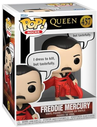 Funko POP! Sayings: Queen - Freddie Mercury | Offizielles Musik Merch - Vinyl Sammelfigur als Regal Deko - Geschenkidee zum Geburtstag für Fans und Sammler