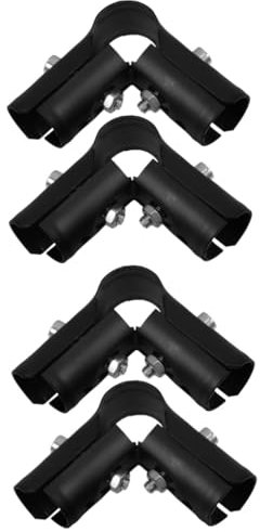 Gadpiparty 2 Sätze Passend Zu Universal- Einstellbar Fluss Klopfen Kabelklemme Trockner-entlüftungsschlauch Spannungswandler Konverter Mehrfachsteckdose Black Rostfreier Stahl 2 Stück * 2