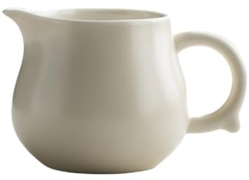 XUEQIZHENG Salsera, Taza de cerámica con Boca Puntiaguda, Jarra de Leche pequeña, Salsera, vajilla Hecha a Mano de Porcelana para aderezos para ensaladas Leche, Calentar