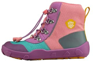 Affenzahn Winterstiefel Vegan Discovy | Warm gefüttert, wasserfest mit Schnürsenkeln und Reißverschluss, erhältlich in den Größen 21 bis 32