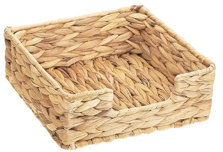 DAYnagh Organizzatori del Tovagliolo Giacinto Acquatico Fatto A Mano Cesto Stoccaggio Naturale per Bagno per Soggiorno Decori in Tessuto A Mano