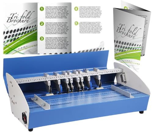 Machine à Rainurer Robust 20 (520mm), avec Largeur et Profondeur Réglables, Machine à Rainurer Papier/Machine à Ligne Pointillée Machine à Indentation Électrique avec Banc de Travail