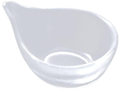 CHICAMPERA Glasschale zum Anrühren von Ätherischen Ölen mit Glasmaterial Einfach zu Reinigen und Komfortables Gefühl für Beauty Salons und Zuhause