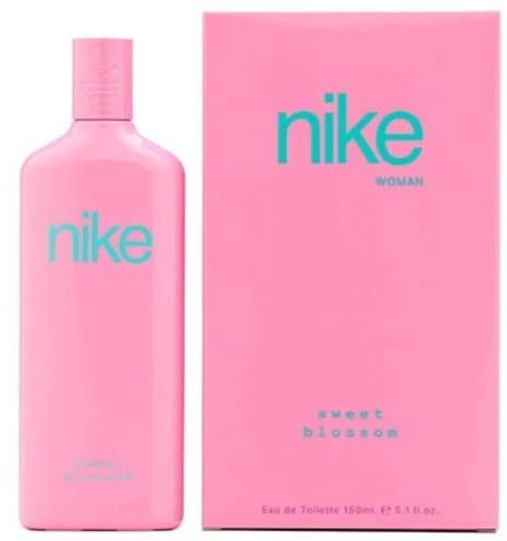 NIKE - Sweet Blossom 150 ml, Colonia Mujer, Perfume Formato Spray, Eau de Toilette Natural y Femenina, Aroma Floral Afrutado, Fragancia Fresca, Dulce y de Larga Duración