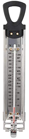 Candy Thermometer, ℉/℃ Double Scale Cooking Thermometer for Candy/Jelly/deep Fry