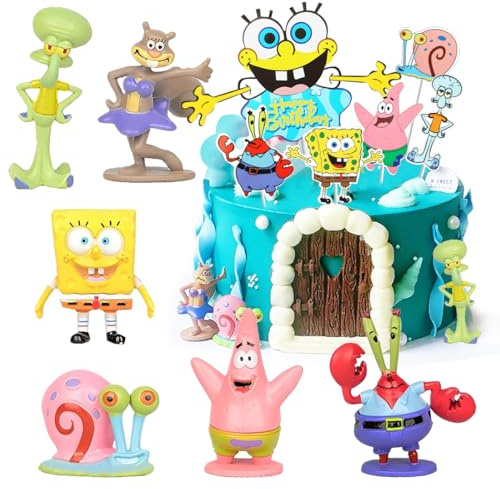 Tortenfiguren, 12 Stück Tortendeko Spielzeug,Kuchendekoration,Cake Topper,Mini Cake Figures für Geburtstag Party Dekoration,Cake Toppers Geburtstagsgeschenk Mädchen Junge