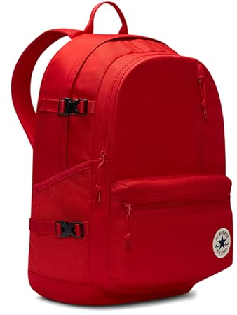 CONVERSE 10021138-A03 STRAIGHT EDGE Rosso Unisex Adulto ZAINO Taglia Unica