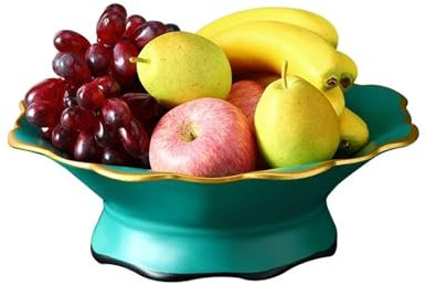 Lejdi Fruteros de cerámica, bandejas for Servir, bandejas for Frutas, Platos for Dulces, Soporte for Frutas, Platos de Postre, bandejas for Aperitivos