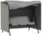Outsunny Hollywoodschaukel Abdeckung 3 Sitzer, Wasserabweisend Winterfest Schutzhülle für Gartenschaukel, UV-Beständig Abdeckplane, Abdeckhaube, Reißfest 420D Oxford Gewebe, 177x114x152cm Grau